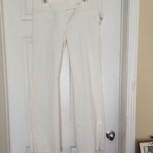 Elegant Cream Women's Pants
